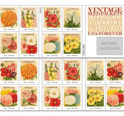 wild seed packet forever stamps